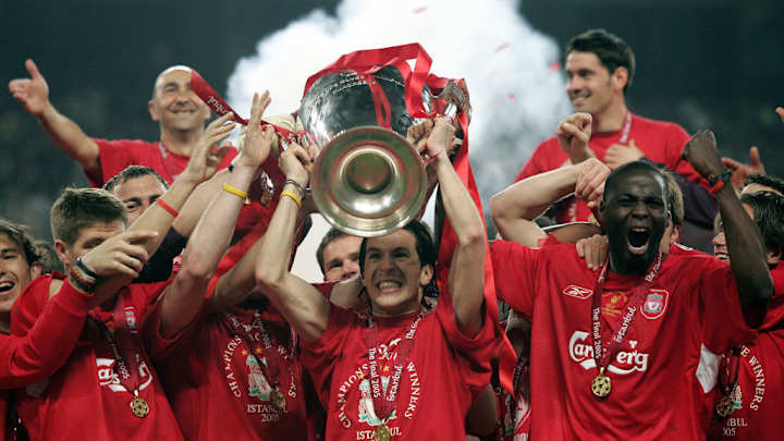 Steven Gerrard, Luis Garcia, Djimi Traore