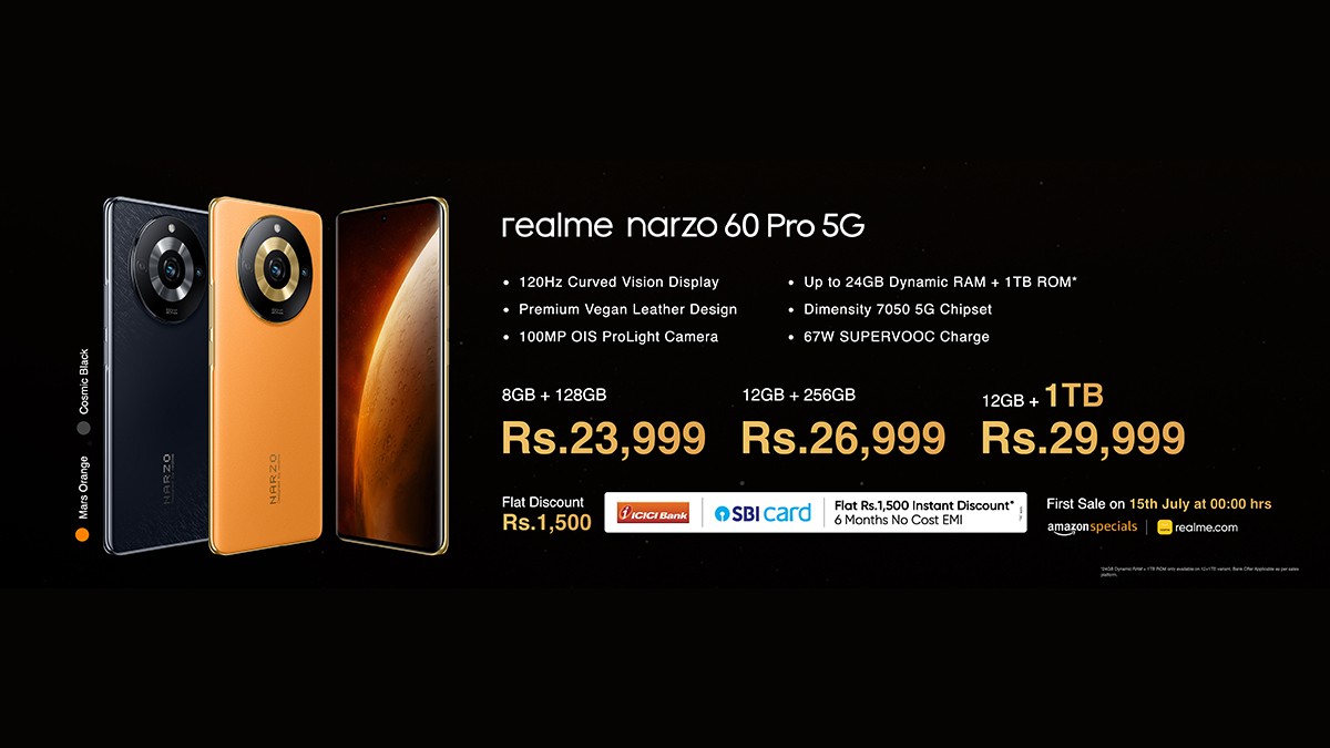 เปิดตัว Realme Narzo 60 Series