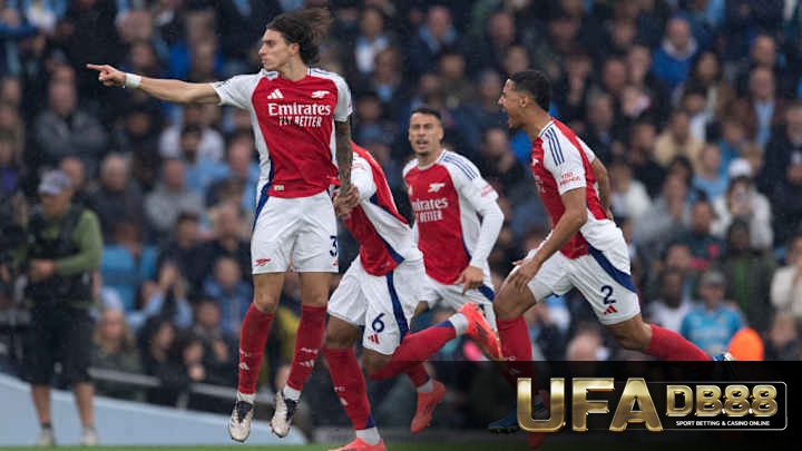 Riccardo Calafiori, Gabriel Martinelli, William Saliba, Gabriel dos Santos Magalhães