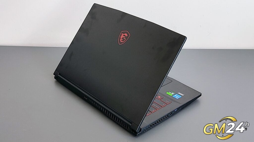 MSI Thin GF63 12VE - ฝาเปิดด้วยลายนิ้วมือ