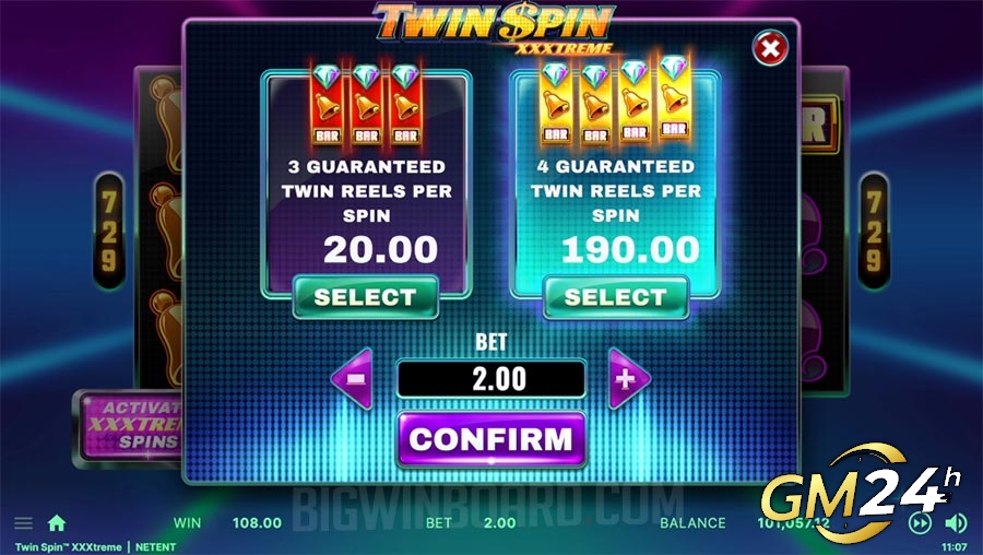 สล็อต Twin Spin XXXtreme