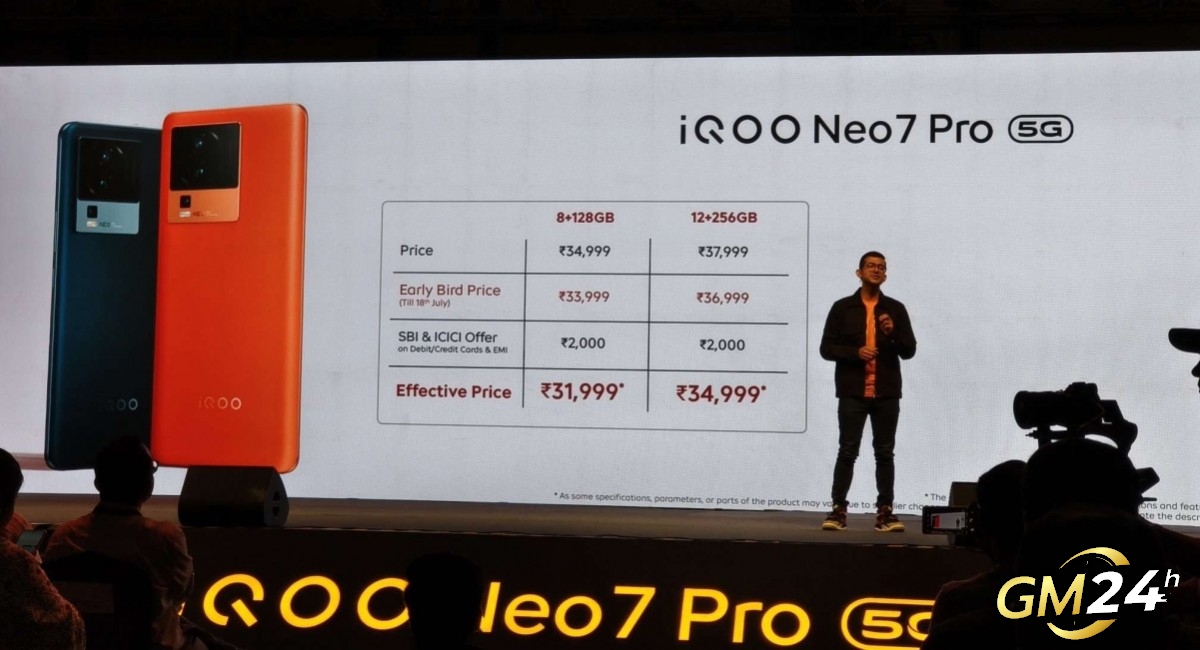 iQOO Neo 7 Pro อย่างเป็นทางการด้วย Snapdragon 8+ Gen 1 และการชาร์จเร็ว 120W