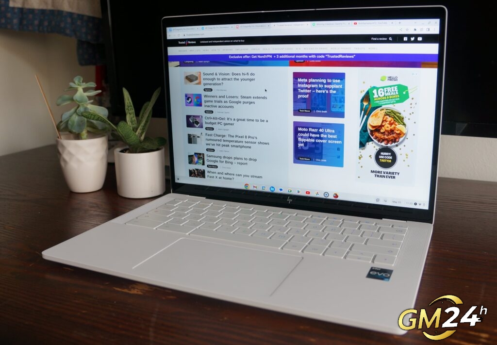 HP Dragonfly Pro Chromebook เต็ม