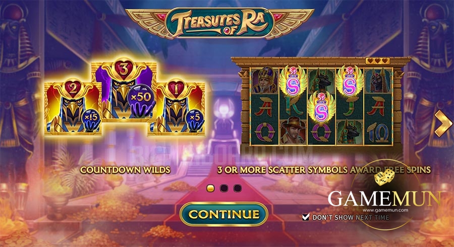 สล็อต Treasures of Ra
